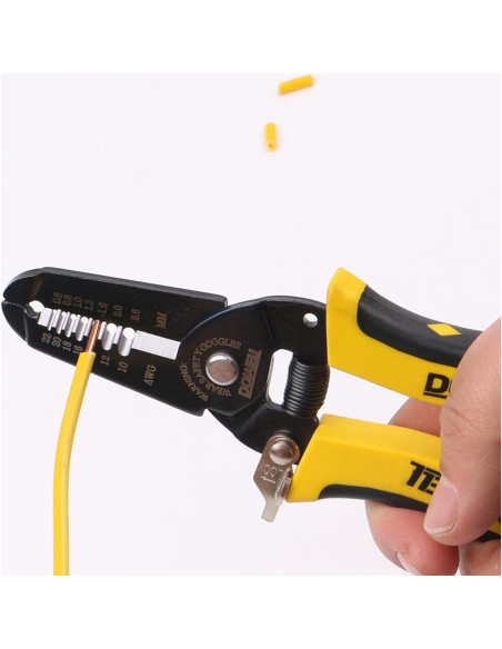 DOWELL Herramienta Desforradora de Cables 10-22AWG y 22-30AWG