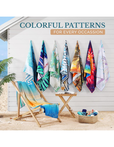 Toalla de Playa Casa Platino 2 Paquete Microfibra 180x80 cm