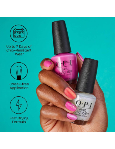 Esmalte de Uñas OPI Nieve Alpina 15ml Secado Rápido