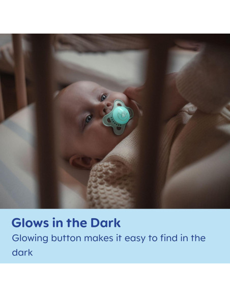 Chupetes MAM Brillan en la Oscuridad 0-6 Meses Silicona BPA