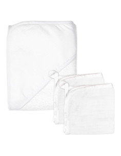 Juego de Toalla con Capucha HonestBaby 100% Algodón Orgánico