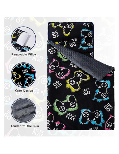 Esteras de Siesta MORAIS para Niños con Almohada y Manta 132x51cm