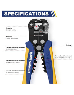 Pelacables Automático Haisstronica HX1519 3 en 1 para Cables 2