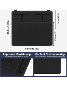 Extensor de Visera Solar ZDDGNN Ajustable Negro 31.85x26.29cm 2