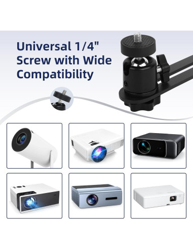 Soporte de Pared para Proyector WatchingFreely Ajustable 360