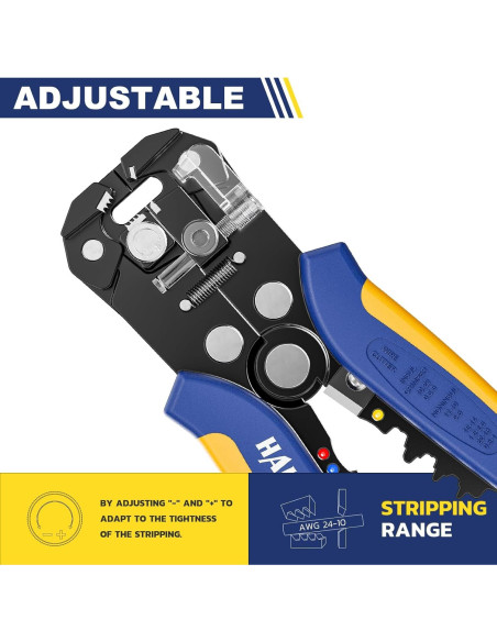 Pelacables Automático Haisstronica HX1519 3 en 1 para Cables