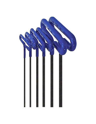 Juego de 6 Llaves Allen T EKLIND con Mango Acolchado 2-6 mm