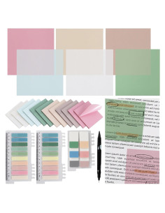 Notas Adhesivas Transparentes Vuzvuv 1120 Piezas 7.62 cm