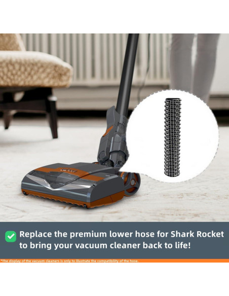 Manguera Inferior de Repuesto Shark Rocket JEDELEOS - 2 Piezas