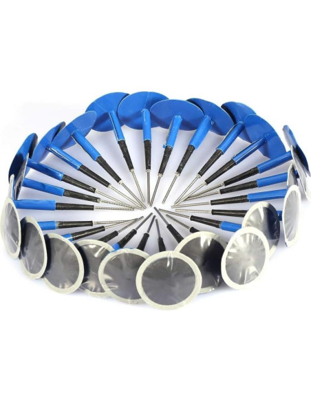 24 Parches de Reparación de Neumáticos Aramox 36x4mm