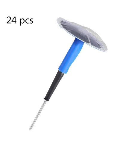 24 Parches de Reparación de Neumáticos Aramox 36x4mm
