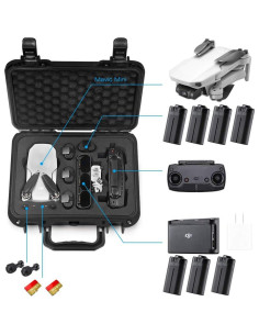 Funda Dura Impermeable Lekufee para DJI Mavic Mini SE - 1.1kg 2