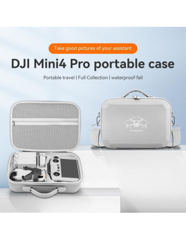 Funda Impermeable para DJI Mini 4 Pro y Mini 3 - Gris