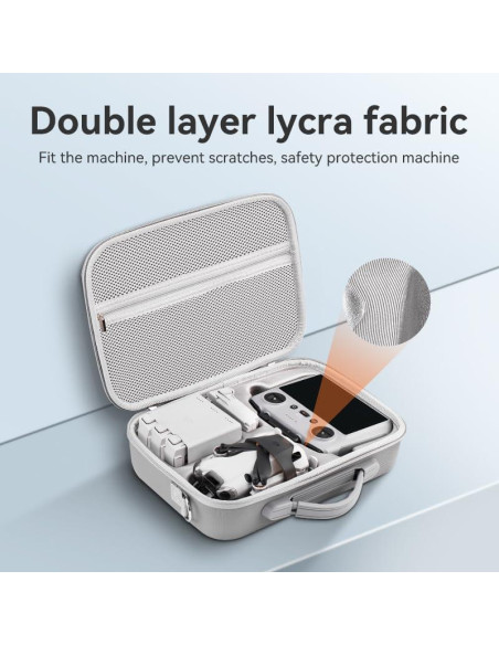 Funda Impermeable para DJI Mini 4 Pro y Mini 3 - Gris