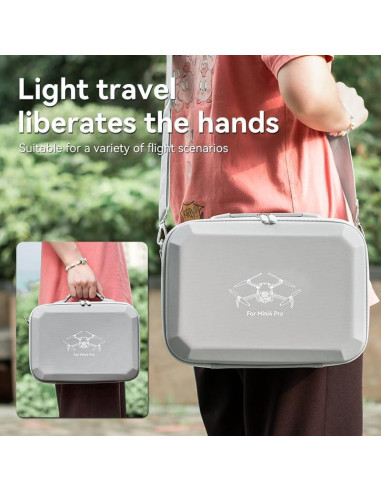Funda Impermeable para DJI Mini 4 Pro y Mini 3 - Gris
