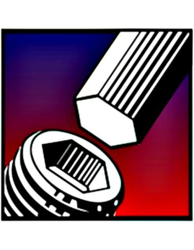 Juego de 6 Llaves Allen T EKLIND con Mango Acolchado 2-6 mm