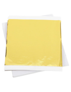 Hojas de Foil Dorado BOHUIZ 200 Pcs 13.6x13.6 cm