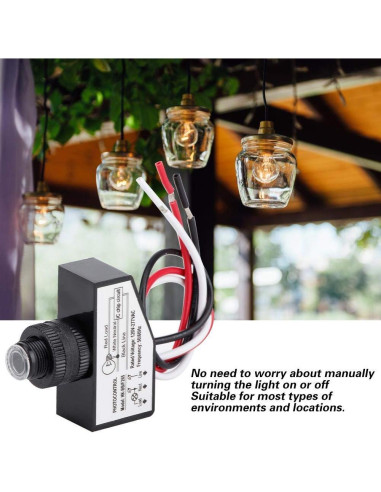 Interruptor Fotoeléctrico AUNMAS para Iluminación Exterior