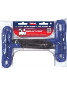 Juego de Llaves Allen T EKLIND 55168 8 Piezas Métricas 2-10 mm 2