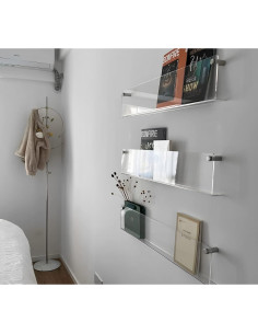 Soportes de Revistas Acrílico ROYALITA 17" x 4 Unidades 2