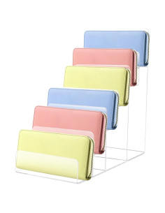 Soporte de exhibición acrílico 6 niveles Hoceium 21x10x24 cm