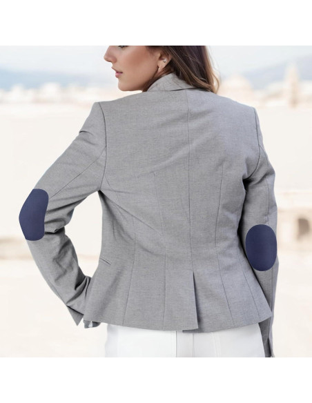 10 Parches Ovalados de Suede Beibunhn para Planchar 11x14 cm