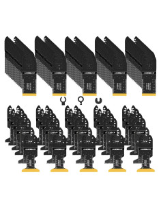 Kit de 110 Piezas de Hojas de Sierra Oscilante AMZBSAW