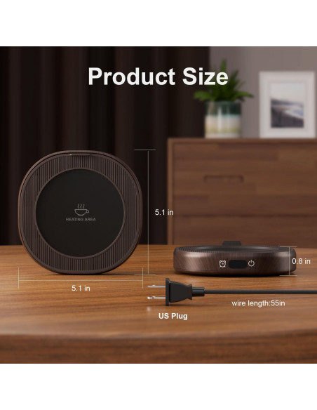 Calentador de Taza Eléctrico Bsigo 28W con Apagado Automático