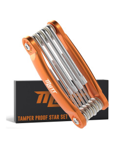 Juego de Llaves Estrella Torx de Seguridad 10 Piezas Mutt Tools