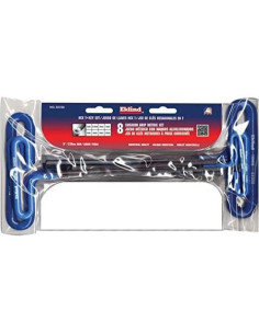 Juego de Llaves Allen T EKLIND 55198 - 8 Piezas Métricas 2-10 mm 2