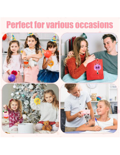 Llaveros de Peluche AMZFAVOR para Niños 24 Pcs Animales 2