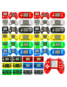 Paquete de 48 Llaveros de Videojuegos Retro Multicolor