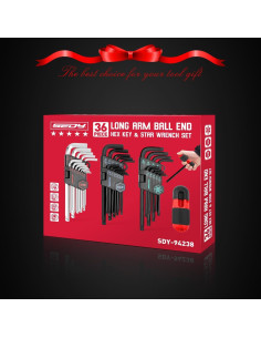 Juego de Llaves Allen SEDY 36 Piezas Hexagonales y Torx 2