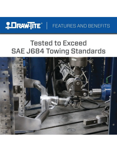 Enganche de Remolque Clase 3 Draw-Tite 76605 2041 kg Negro