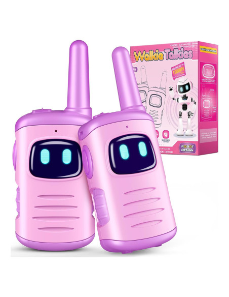 Walkie Talkies para Niñas Comedyfun Rosa 2 Unidades 304.8m