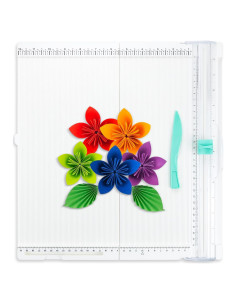 Tablero de Puntuación Plegable OXDFK 30x30 cm Cortador de Papel