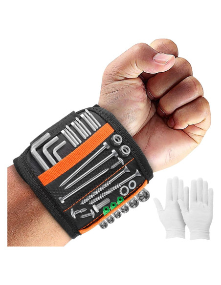 Banda de Muñeca Magnética Comstaly con 15 Imanes Fuertes