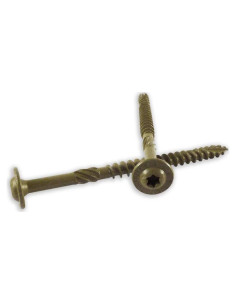 Tornillos para Madera WoodPro ST516X6-25PC 5/16" x 15.24 cm Dorado