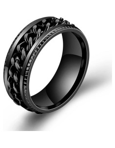 Anillo Giratorio Colorido de Acero Inoxidable 10mm - Alivio Estrés 2