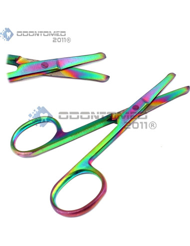 Tijera de Nariz y Bigote OdontoMed2011 Acero Inoxidable 8.89 cm