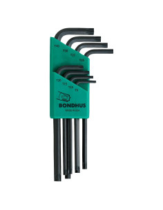 Juego de Llaves en L Torx Bondhus 31834, 8 Piezas T9-T40