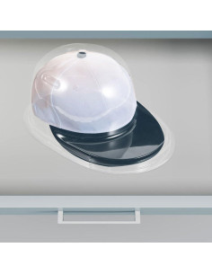 Soporte para Gorras de Béisbol Ciieeo - 4 Piezas, Plástico Transparente 2