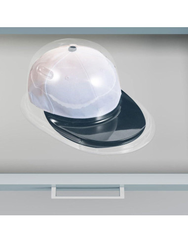 Soporte para Gorras de Béisbol Ciieeo - 4 Piezas, Plástico Transparente