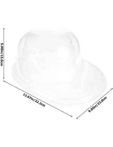 Soporte para Gorras de Béisbol Ciieeo - 4 Piezas, Plástico Transparente