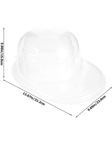 Soporte para Gorras de Béisbol Ciieeo - 4 Piezas, Plástico Transparente