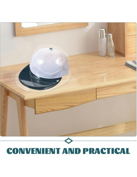 Soporte para Gorras de Béisbol Ciieeo - 4 Piezas, Plástico Transparente