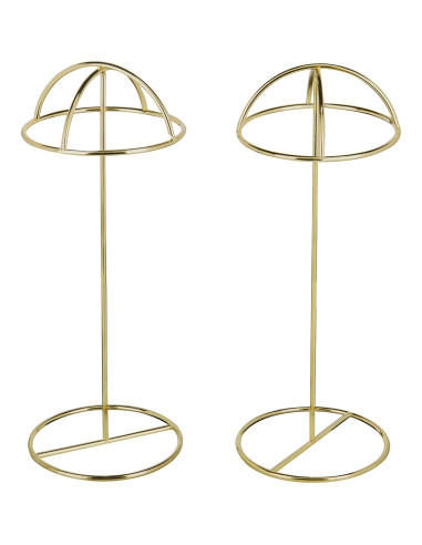 Juego de 2 Soportes de Sombreros MyGift Metal Latón 35.88 cm