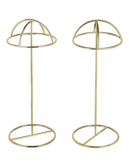 Juego de 2 Soportes de Sombreros MyGift Metal Latón 35.88 cm