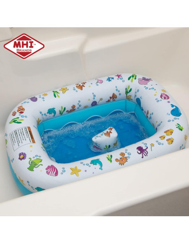 Bañera Inflable para Bebés Ayudante de Mamá - Bajo el Mar