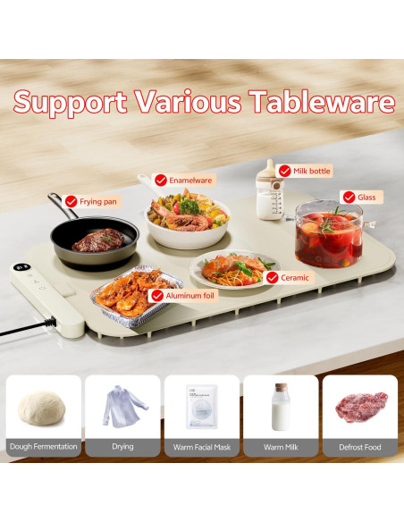 Alfombrilla Calentadora de Comida Stylstoreazy 310W Silicona